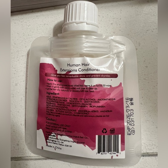 WENNALIFE Real Human Hair Extensions 20 inch Ash Blonde with Platinum highlights - Picture 8 of 9